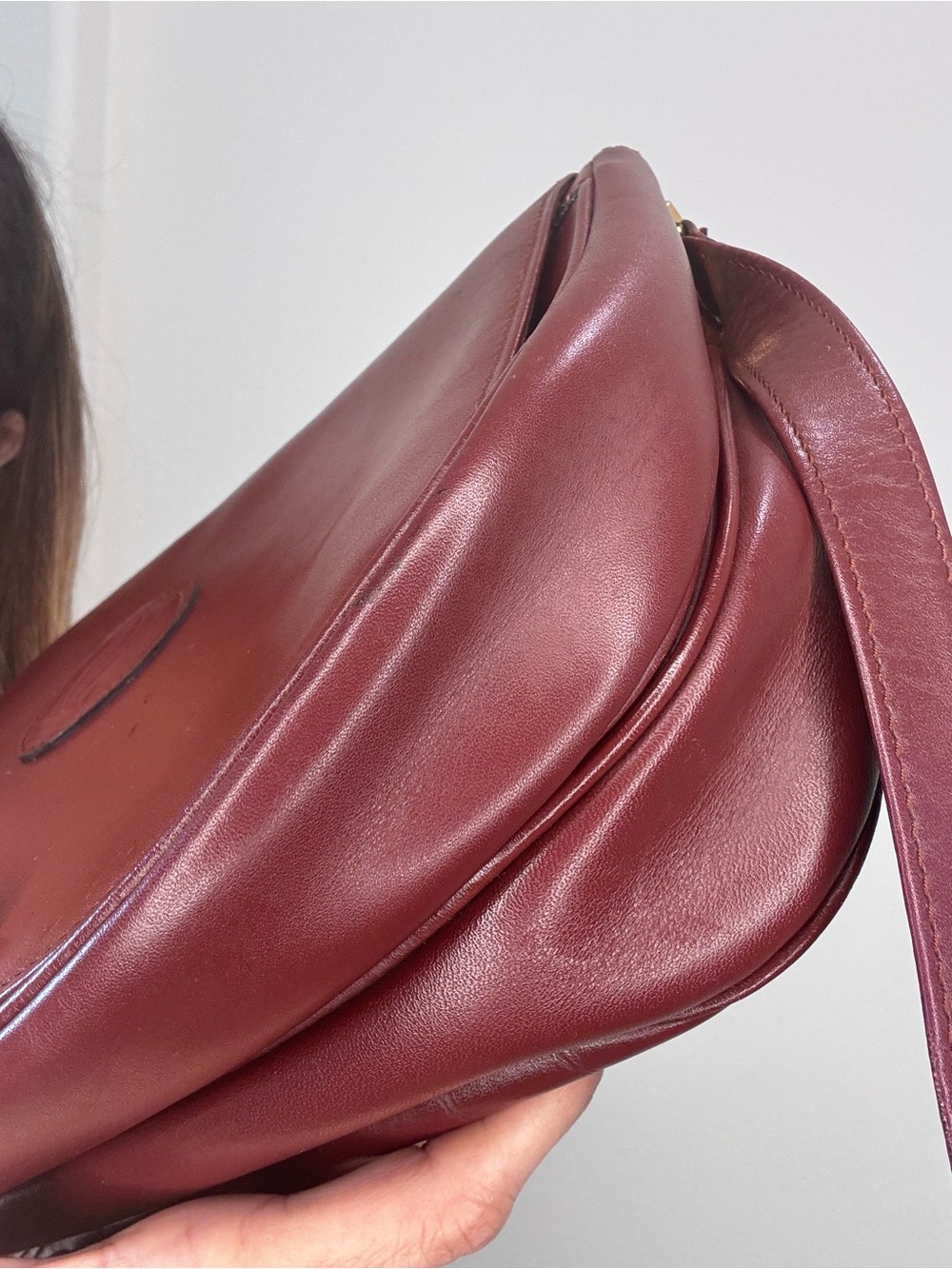 Cartier Vintage Saddle bag with COA - Picture 12 of 14